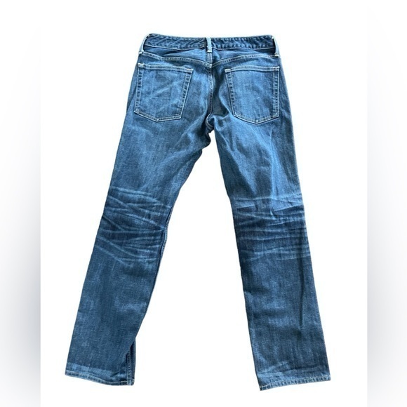 BONOBOS The Blue Jean Distressed Straight Leg Classic Stretch Size 32x32 - Picture 3 of 10